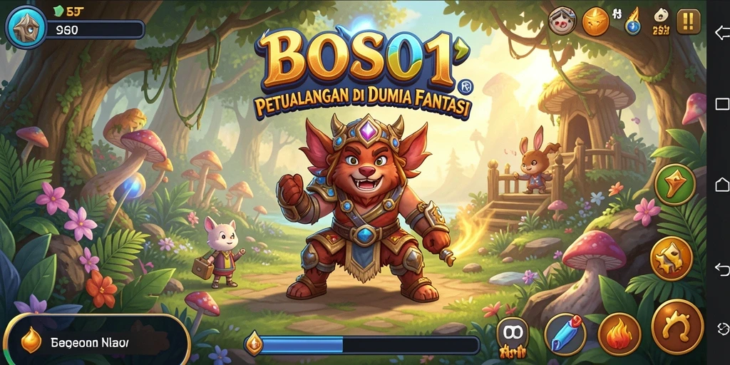 Gameplay seru di dunia petualangan BOS01 yang menakjubkan.