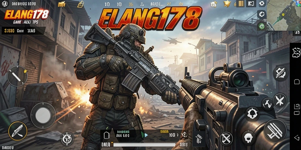 Tampilan gameplay seru dan dinamis di ELANG178.