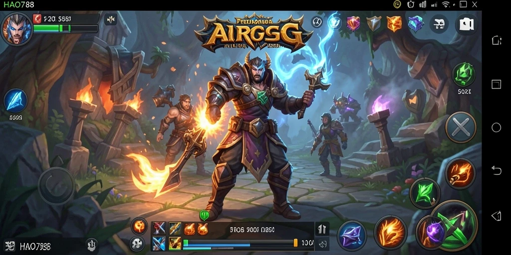 Tampilan gameplay ARPG yang menegangkan dan menarik.