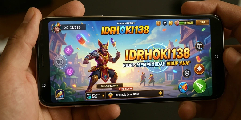 Tampilan utama IDRHOKI138 dengan fitur utilitas yang bermanfaat.