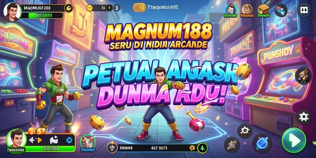 Tampilan gameplay seru MAGNUM188 yang penuh tantangan arcade.