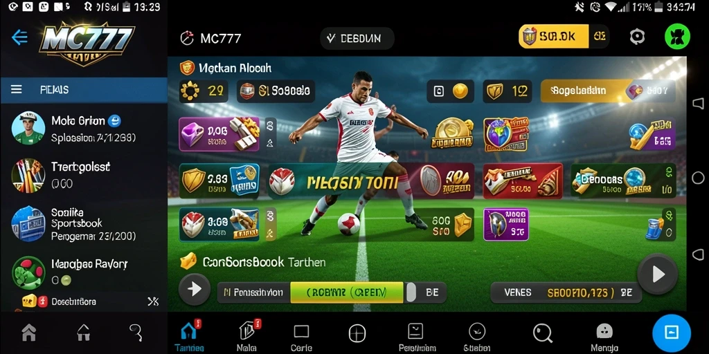 Tampilan gameplay menarik MC777 dalam aksi Sportsbook.