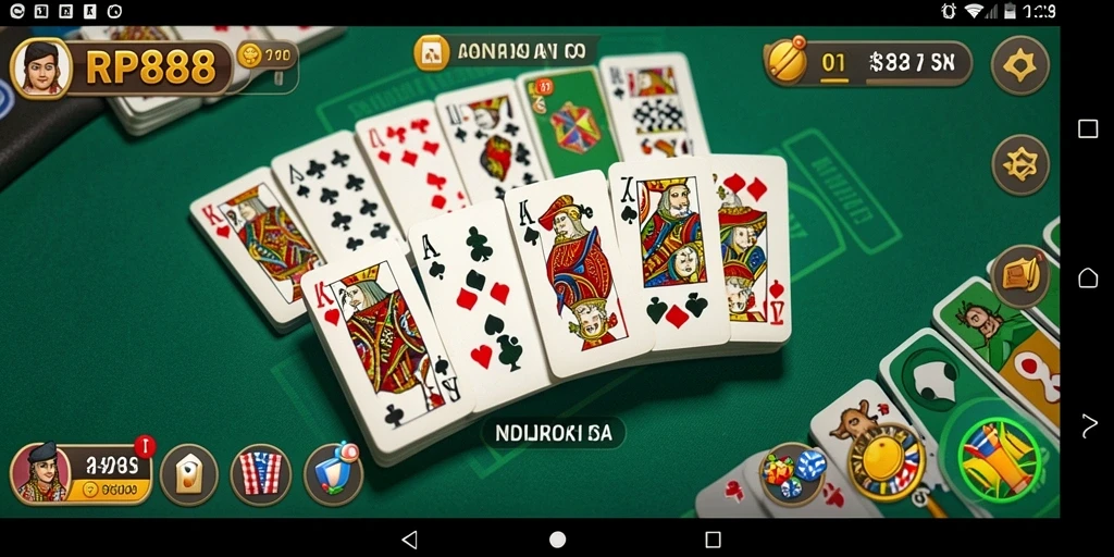 Tampilan utama gameplay RP888 dengan grafis menarik dan interaksi pemain.