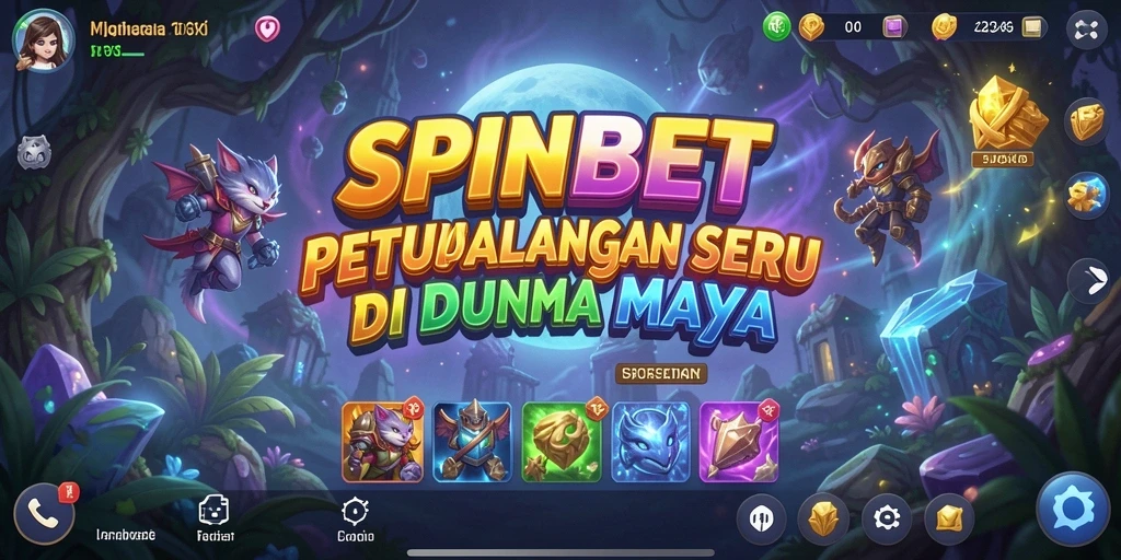 Screenshot gameplay SPINBET menampilkan aksi seru dan lingkungan yang indah.