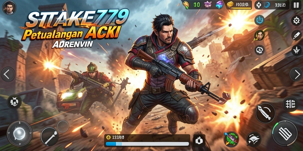 Tampilan menegangkan dari gameplay STAKE779 saat beraksi.