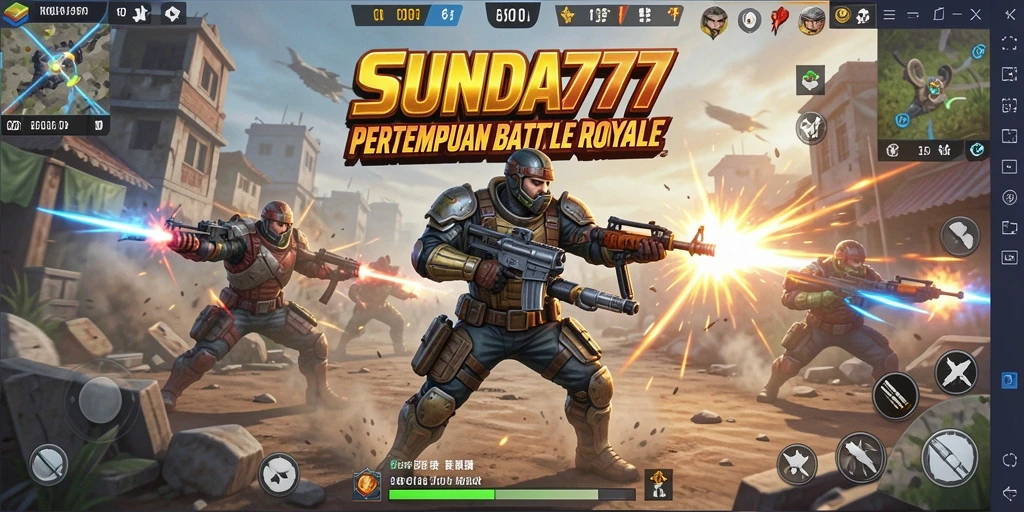 Gameplay SUNDA777 yang menegangkan saat bertempur di arena.