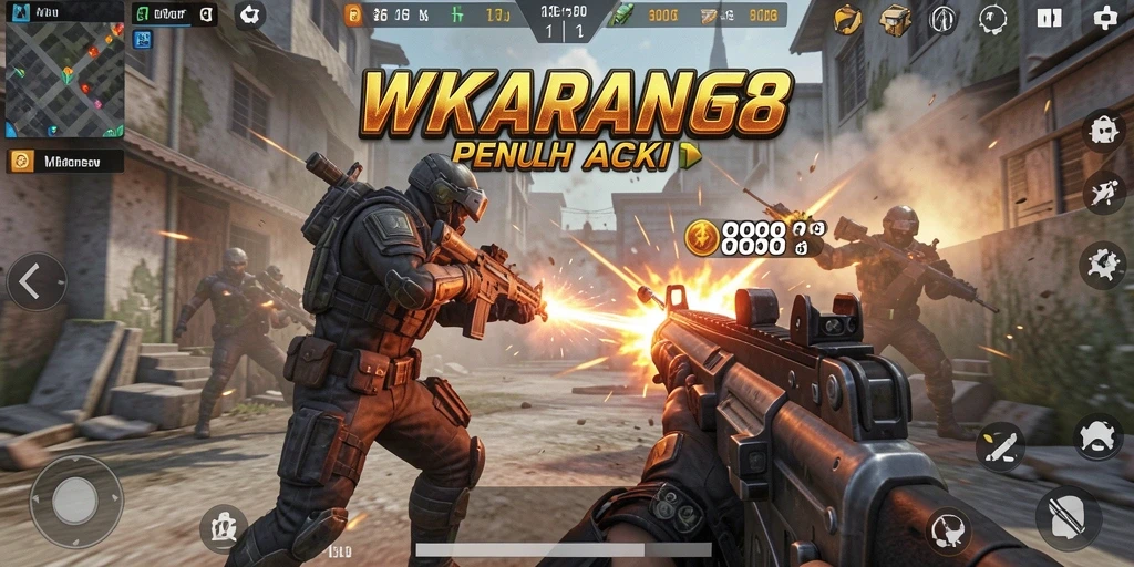 Screenshot menampilkan aksi intens di <strong>WK888</strong> dengan grafik luar biasa.